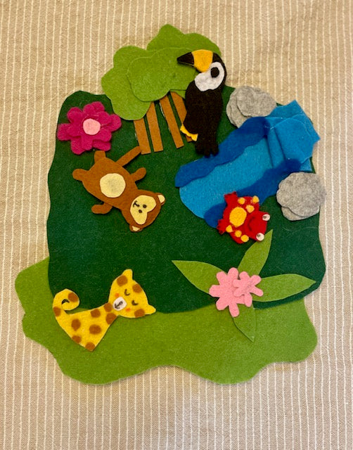Animals and their Habitats Felt Kit