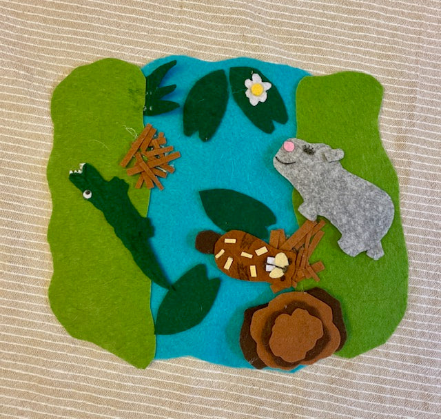 Animals and their Habitats Felt Kit