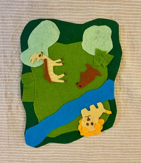 Animals and their Habitats Felt Kit