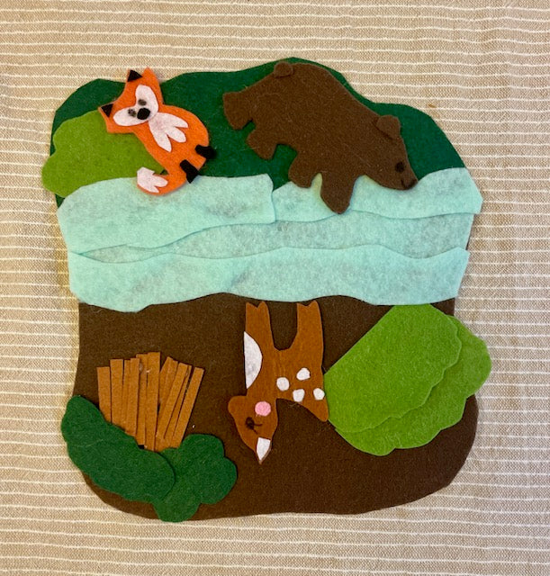 Animals and their Habitats Felt Kit