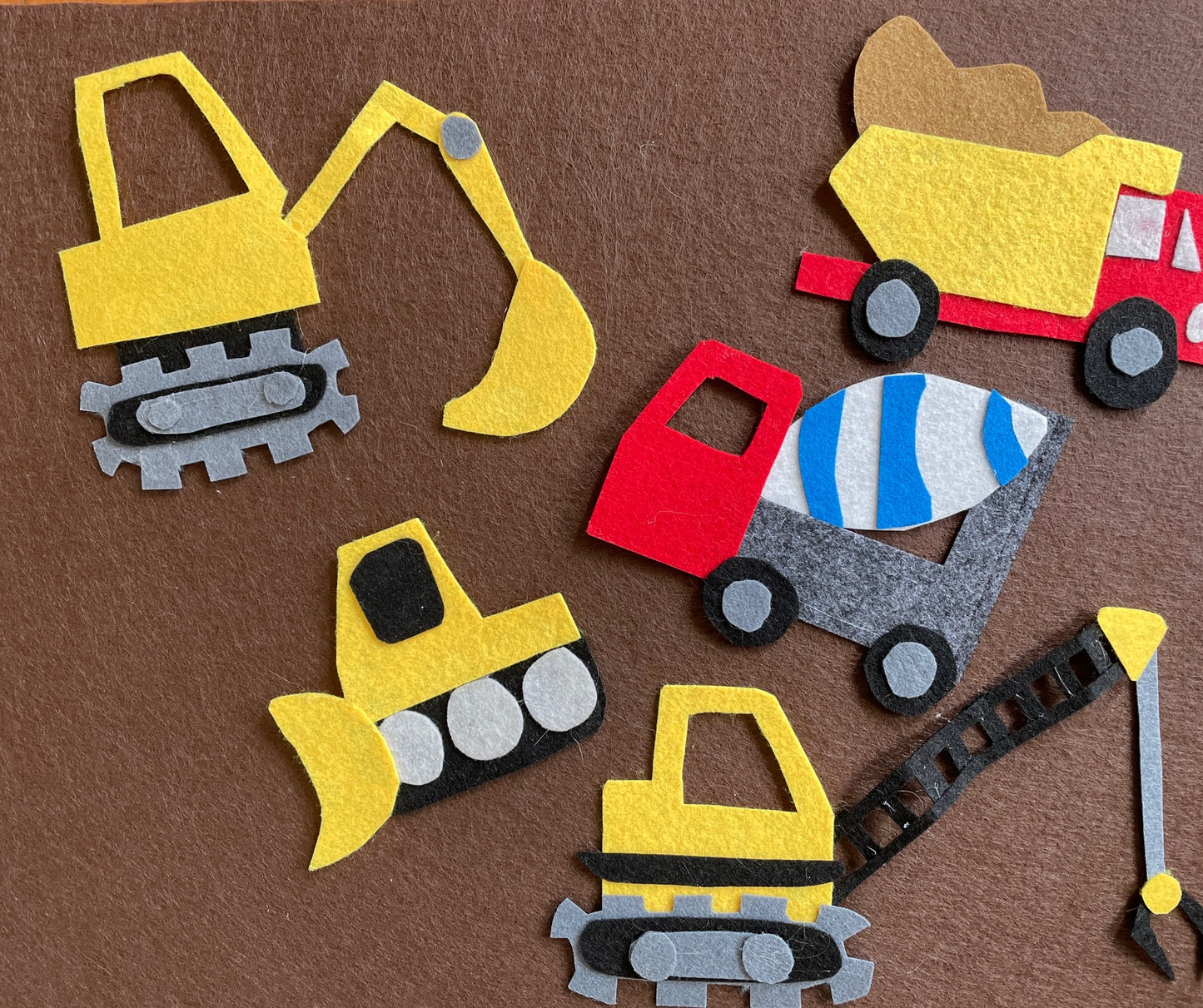 Construction Site Felt Board Kit