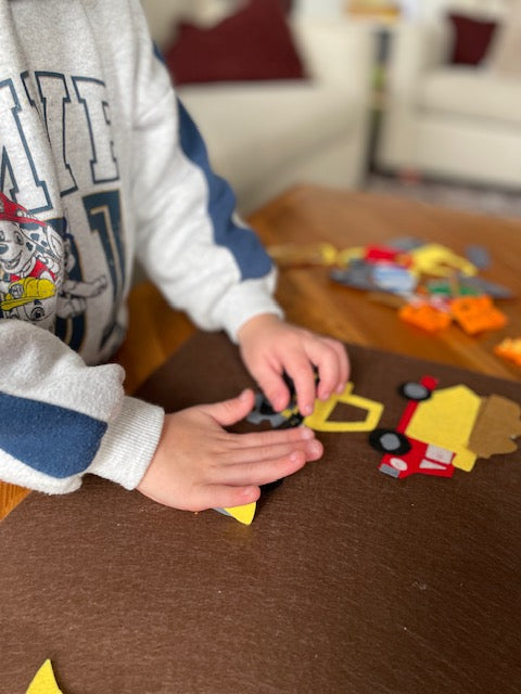 Construction Site Felt Board Kit