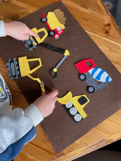 Construction Site Felt Board Kit