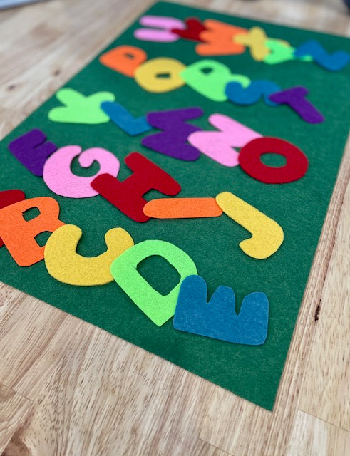 Letters and Numbers Felt Kit