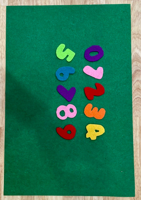 Letters and Numbers Felt Kit