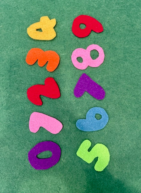 Letters and Numbers Felt Kit