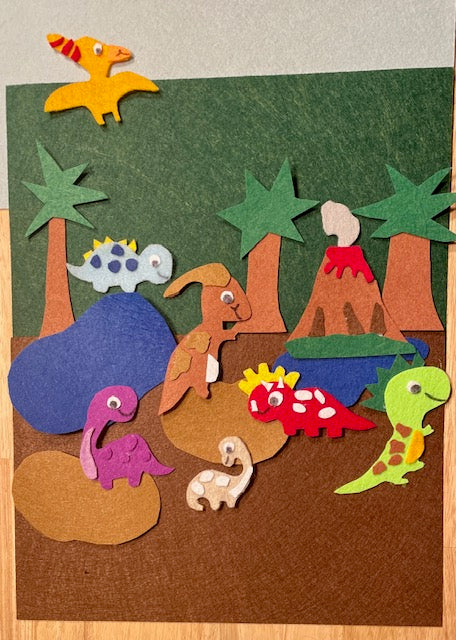 Dinosaur World Felt Kit