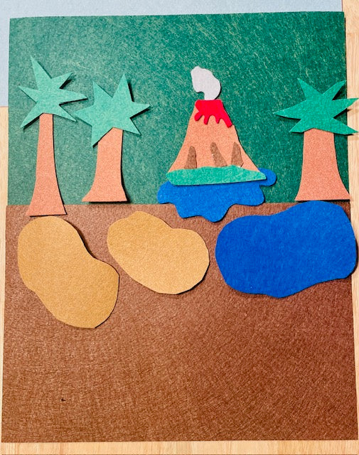 Dinosaur World Felt Kit