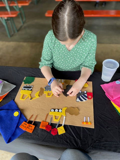 Construction Site Felt Board Kit